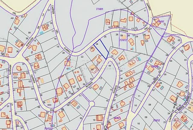 Tomt till salu i Olivella - 45 000 € (Ref: 7291546)