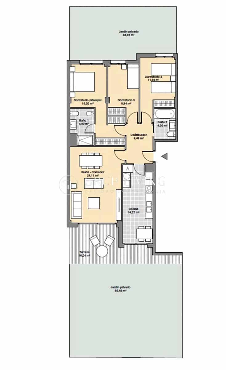 3 bedroom Flat for rent in Sitges with pool garage - € 2,250 (Ref: 8476194)