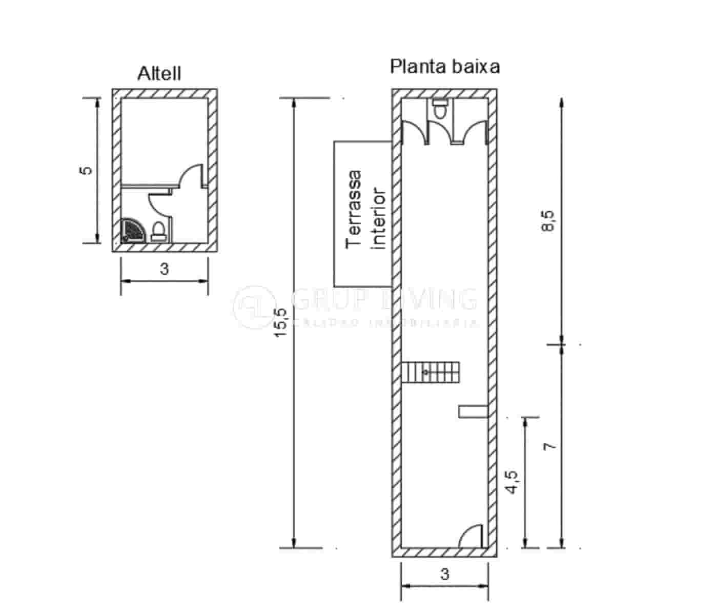 Erhverv til leje i Sitges - € 2.200 (Ref: 8670293)