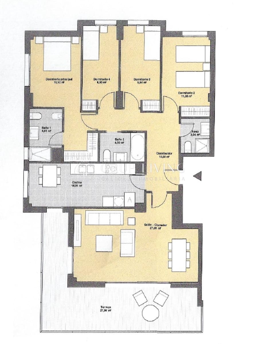 4 camera da letto Appartamento in vendita in Sitges con piscina garage - 925.000 € (Rif: 9232666)