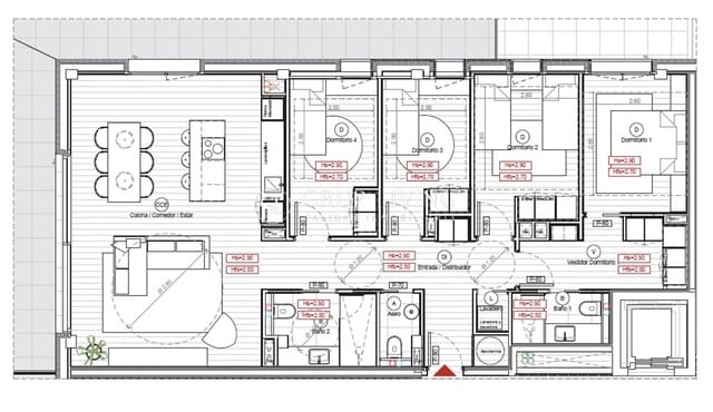 4 soverom Leilighet til salgs i Sitges med svømmebasseng - € 909 000 (Ref: 9865291)