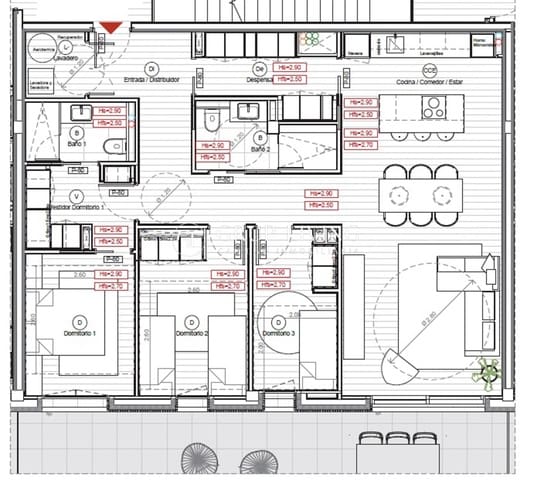 3 soverom Leilighet til salgs i Sitges med svømmebasseng - € 919 000 (Ref: 9865298)