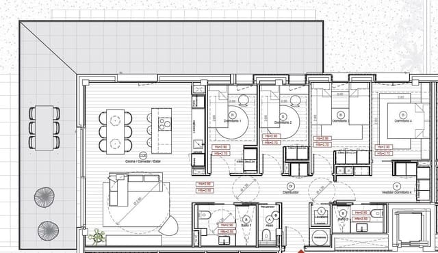 4 soverom Leilighet til salgs i Sitges med svømmebasseng - € 896 000 (Ref: 9865303)