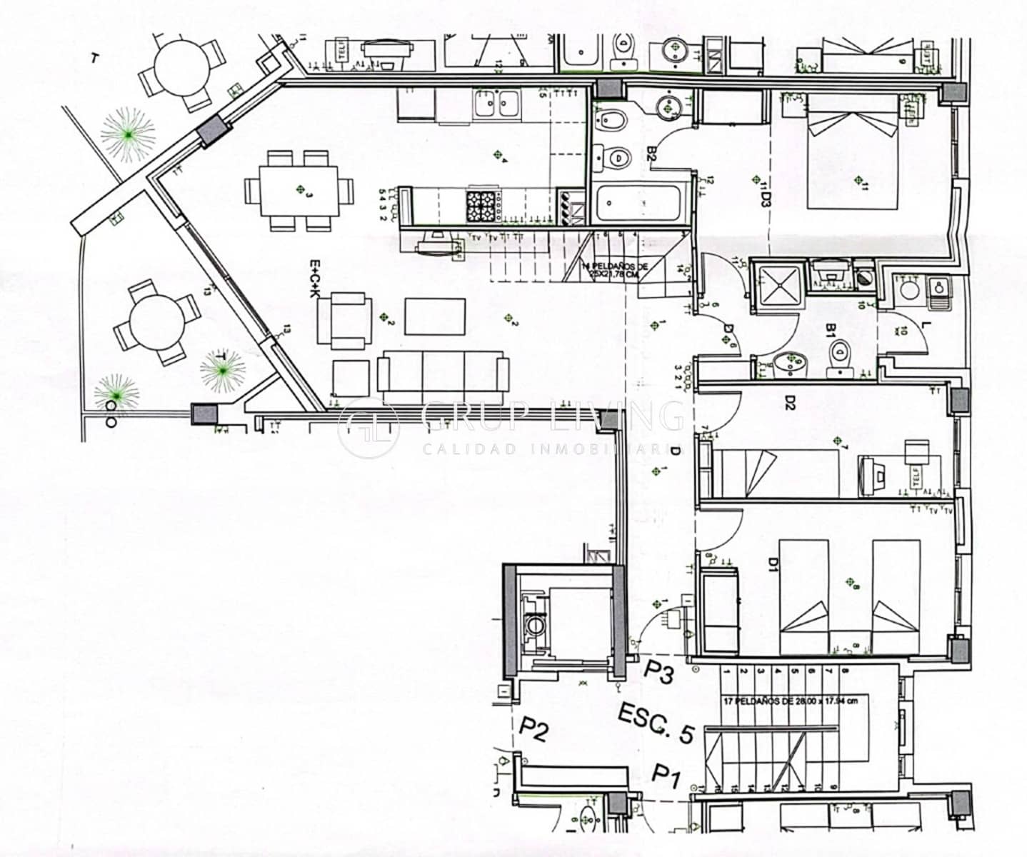 3 chambre Appartement à vendre à Cubelles avec piscine garage - 390 000 € (Ref: 9876528)