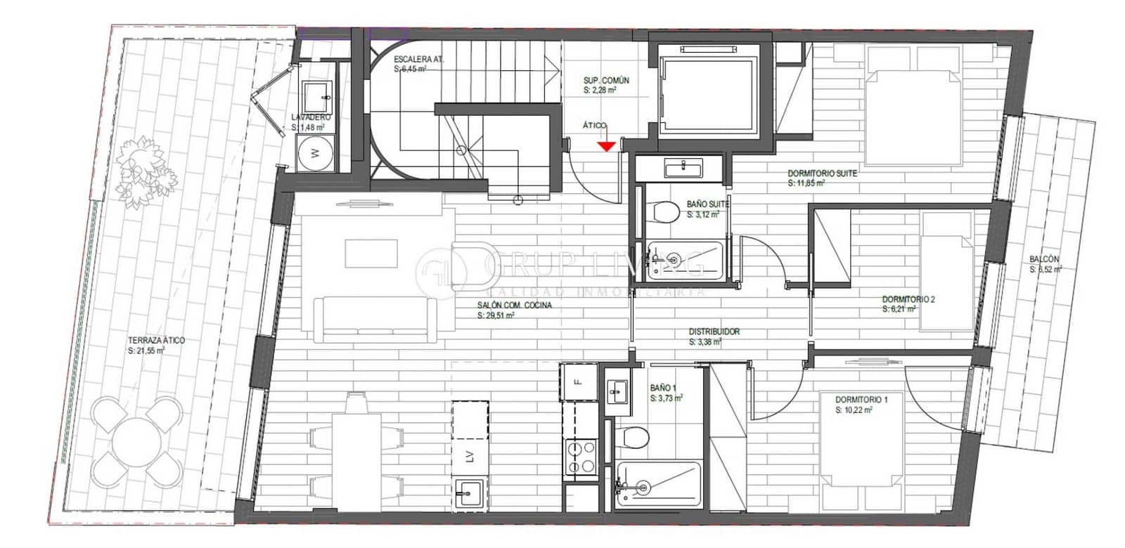 3 soverom Leilighet til salgs i Sitges - € 795 000 (Ref: 9882089)