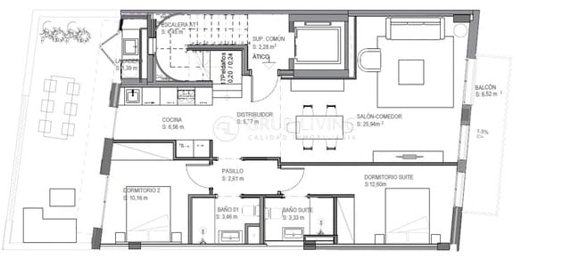 3 quarto Apartamento para venda em Sitges - 795 000 € (Ref: 9882089)