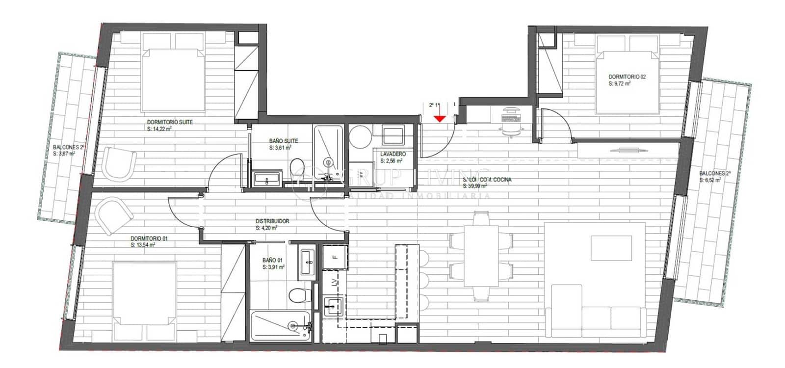 3 chambre Appartement à vendre à Sitges - 635 000 € (Ref: 9882091)