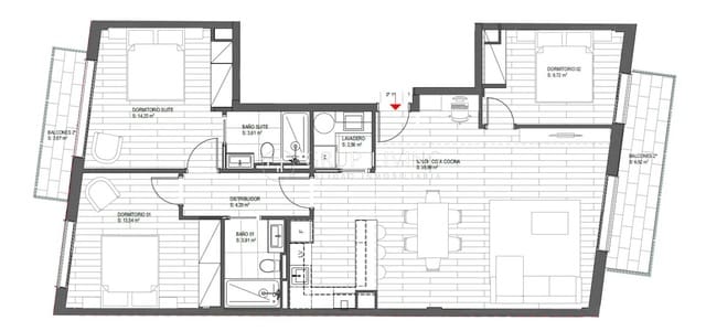 3 sypialnia Mieszkanie na sprzedaż w Sitges - 635 000 € (Ref: 9882091)