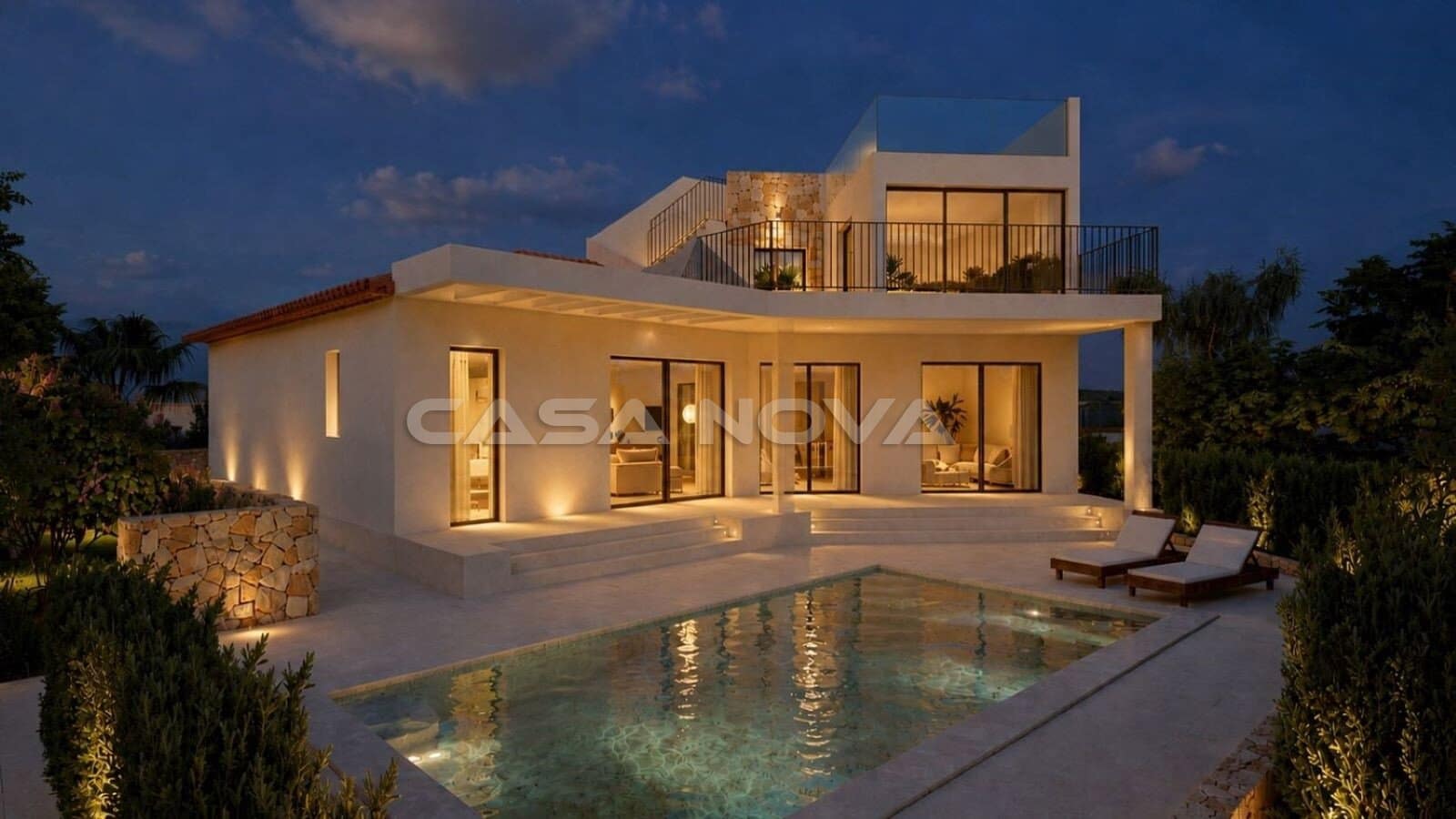 4 sypialnia Willa na sprzedaż w Santa Ponsa z basenem garażem - 4 800 000 € (Ref: 10170295)