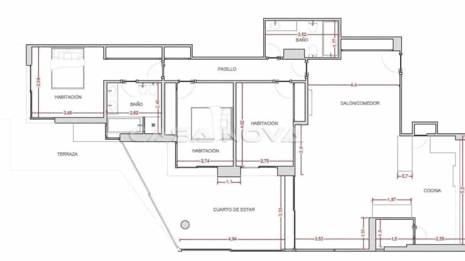 3 soveværelse Lejlighed til salg i Sol de Mallorca med swimmingpool garage - € 999.000 (Ref: 10179673)