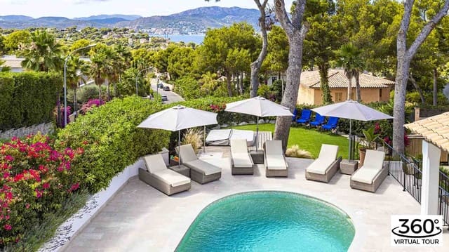 5 soverom Villa til salgs i Santa Ponsa, Calvià med svømmebasseng garasje - € 3 450 000 (Ref: 7684153)