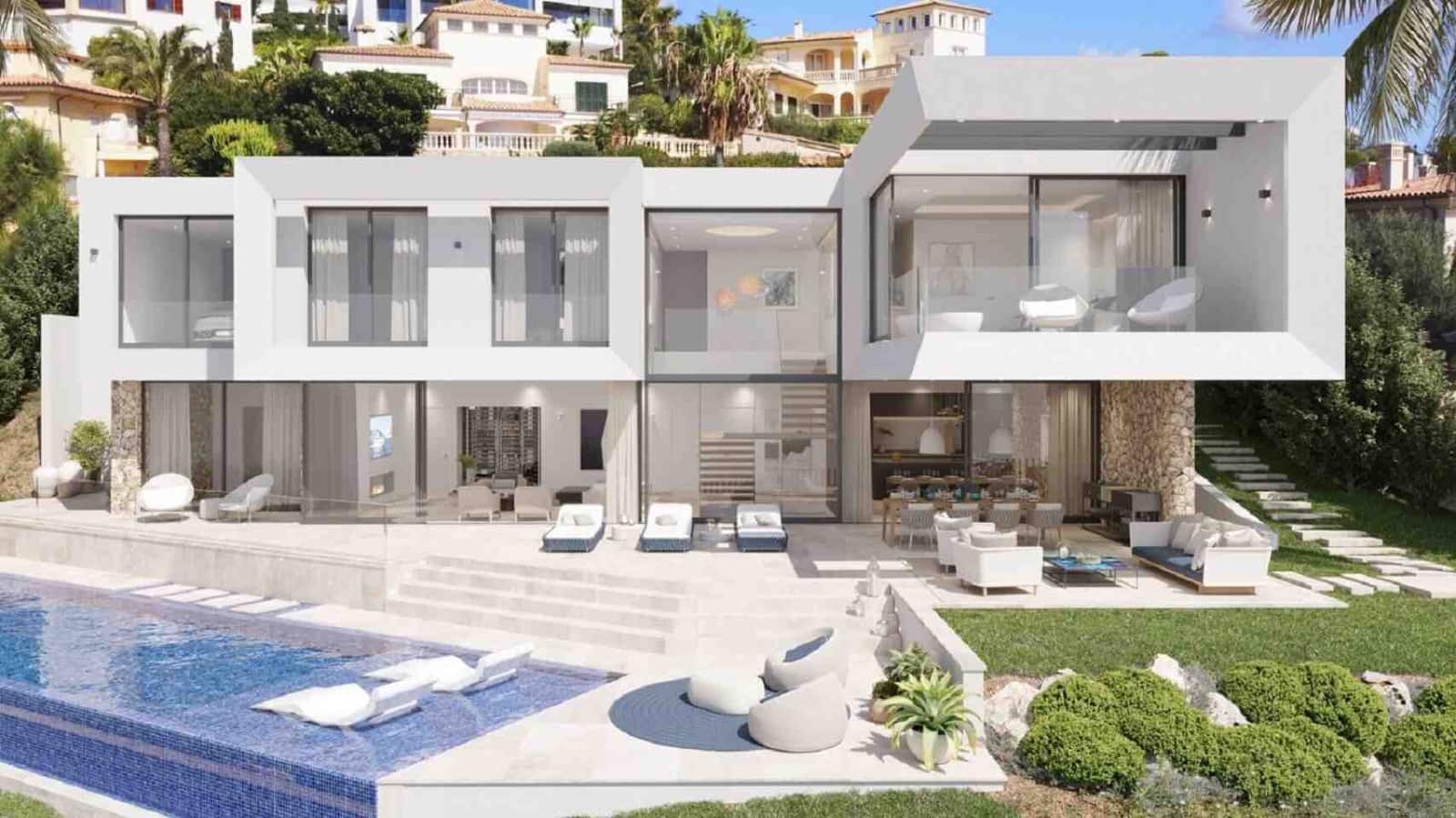 4 Zimmer Villa zu verkaufen in Santa Ponsa mit Pool - 9.890.000 € (Ref: 7754785)