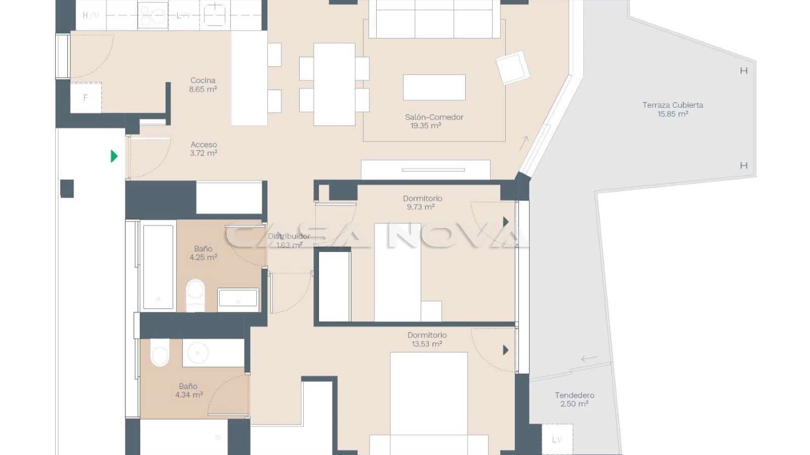 2 bedroom Apartment for sale in Palmanova with pool - € 596,000 (Ref: 8262919)
