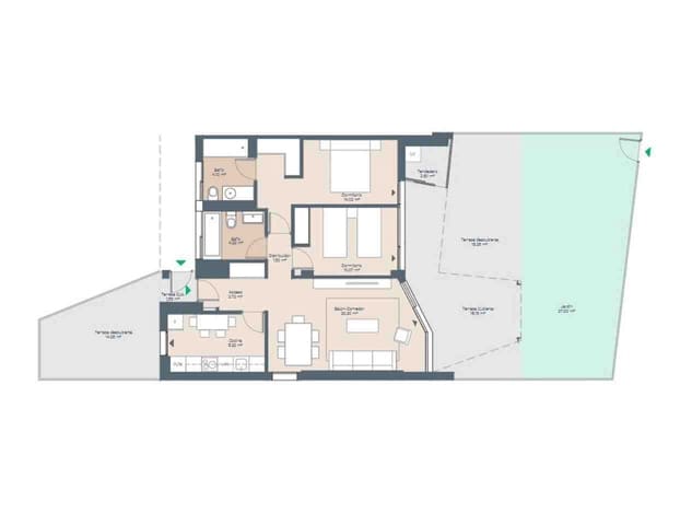 2 soverom Leilighet til salgs i Palmanova, Calvià med svømmebasseng - € 736 000 (Ref: 8284073)