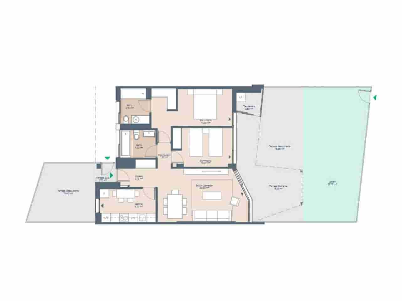 2 soverom Leilighet til salgs i Palmanova med svømmebasseng - € 736 000 (Ref: 8337181)