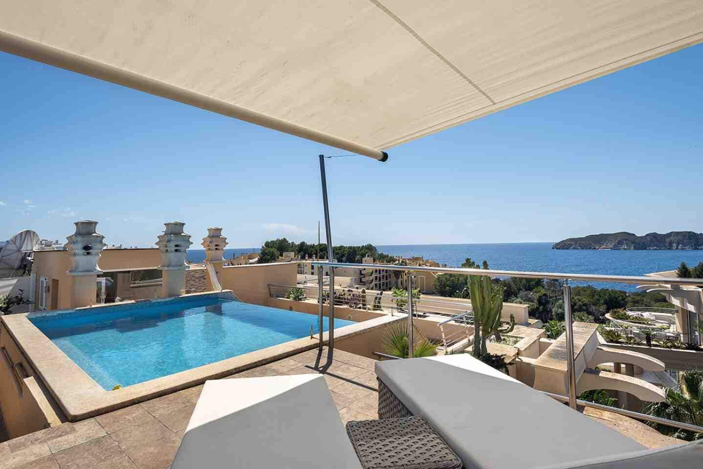 3 slaapkamer Penthouse te koop in Santa Ponsa met zwembad - € 1.995.000 (Ref: 8337187)