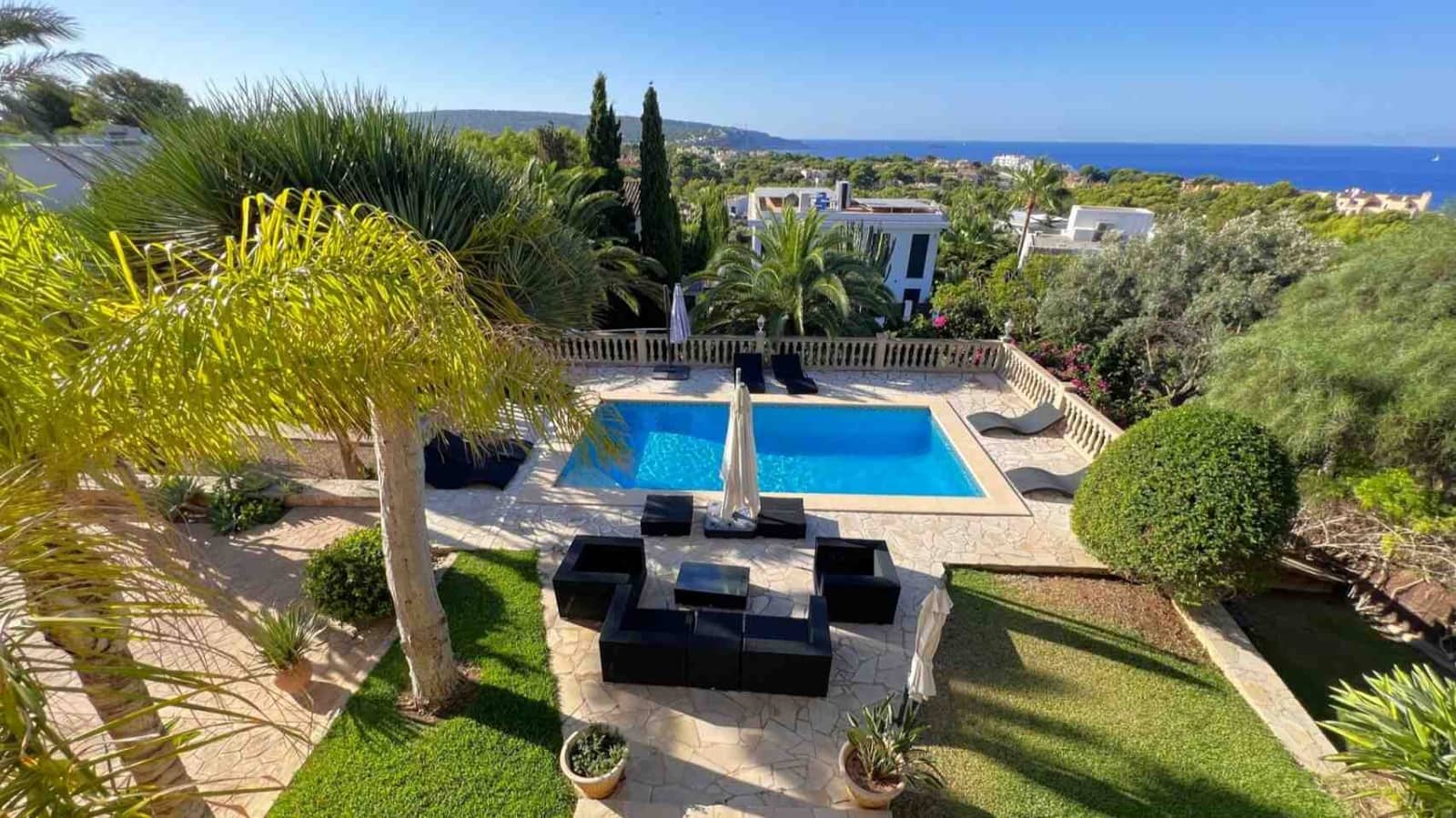 4 sypialnia Willa na sprzedaż w Santa Ponsa z basenem - 3 700 000 € (Ref: 8810922)