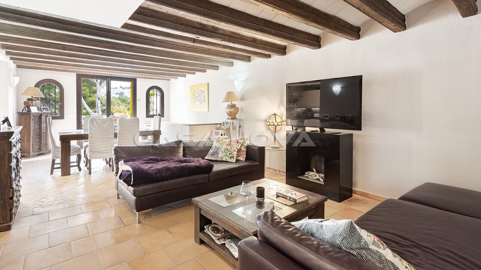 4 sypialnia Willa na sprzedaż w Santa Ponsa z basenem garażem - 995 000 € (Ref: 9650759)