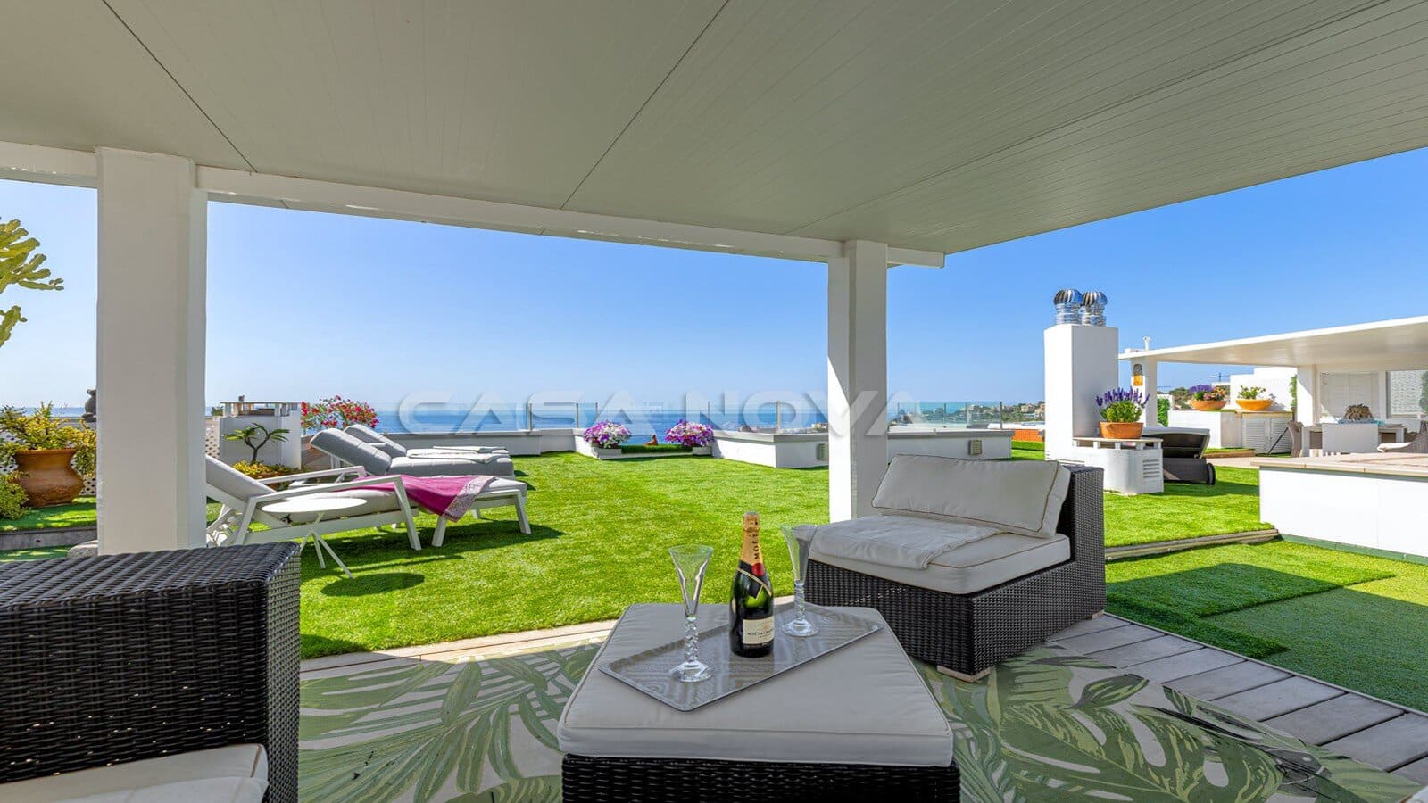 3 soveværelse Penthouse til salg i San Agustin / Sant Agusti med swimmingpool - € 3.490.000 (Ref: 9948938)