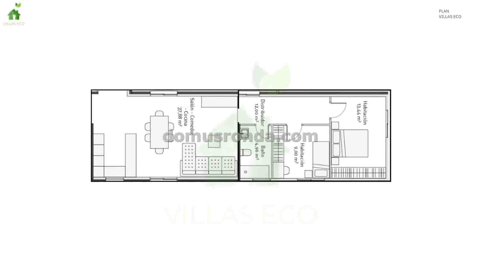 3 soveværelse Villa til salg i Arriate med swimmingpool - € 395.000 (Ref: 9015651)