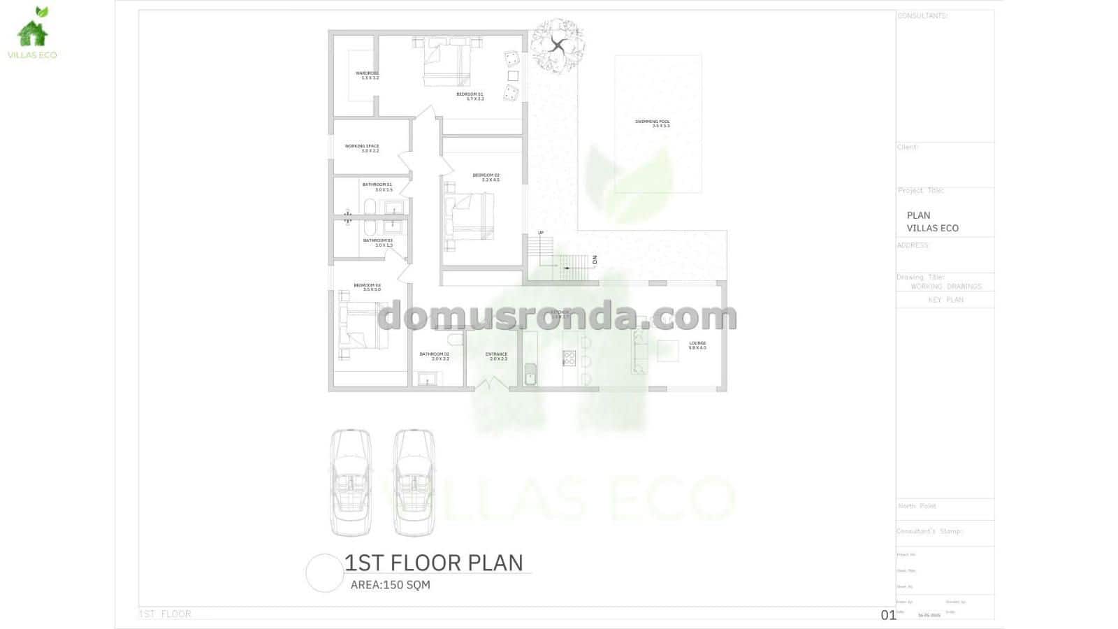 3 soveværelse Villa til salg i Arriate med swimmingpool - € 395.000 (Ref: 9015651)