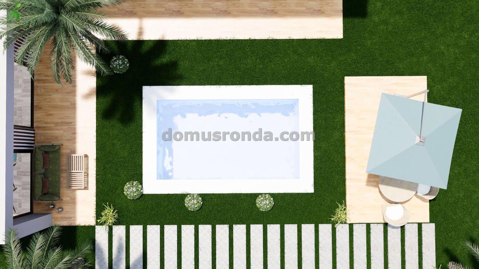 3 soveværelse Villa til salg i Arriate med swimmingpool - € 395.000 (Ref: 9015651)