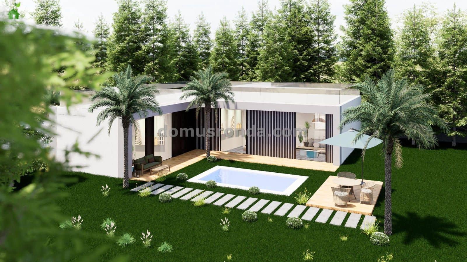 3 soveværelse Villa til salg i Arriate med swimmingpool - € 395.000 (Ref: 9015651)