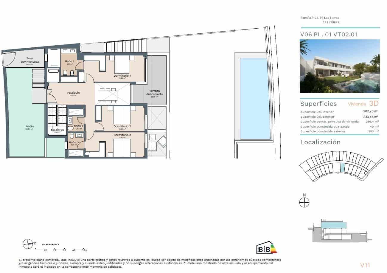 3 Zimmer Villa zu verkaufen in Las Palmas de Gran Canaria mit Pool Garage - 1.095.000 € (Ref: 7875103)