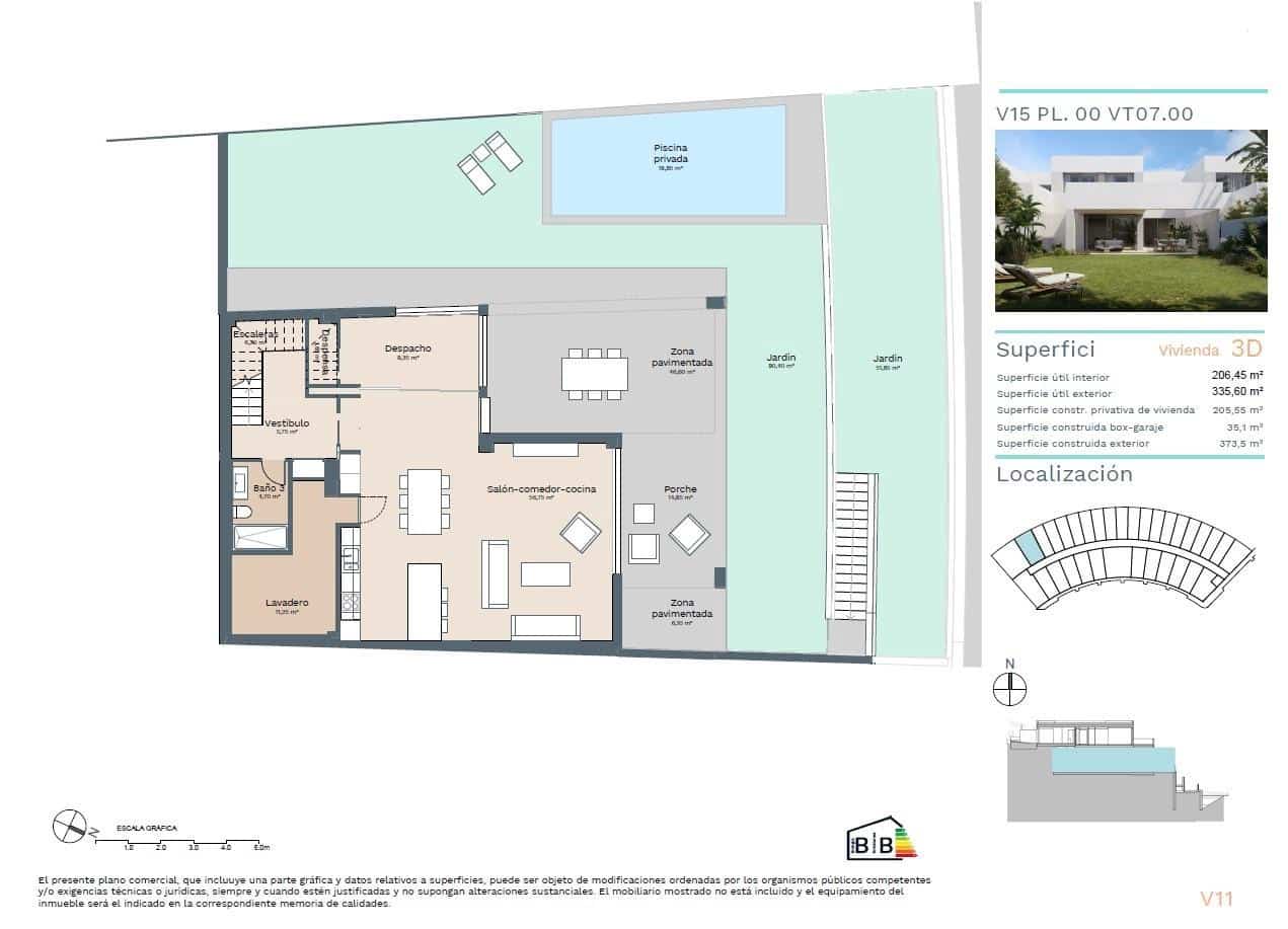 Chalet de 3 habitaciones en Las Palmas de Gran Canaria en venta con piscina garaje - 1.080.000 € (Ref: 7875104)