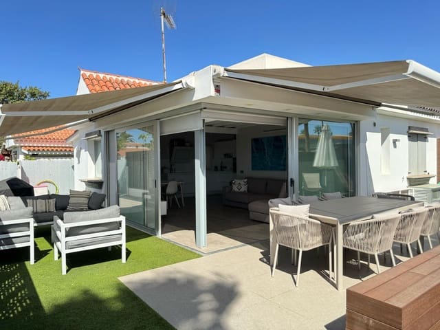 3 makuuhuone Bungalow vuokrattavana paikassa Campo Internacional, San Bartolomé de Tirajana mukana uima-altaan - 2 800 € (Ref: 8131326)