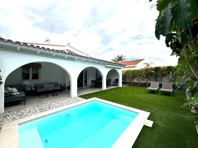 3 makuuhuone Bungalow vuokrattavana paikassa Campo Internacional, San Bartolomé de Tirajana mukana uima-altaan - 3 000 € (Ref: 8366184)