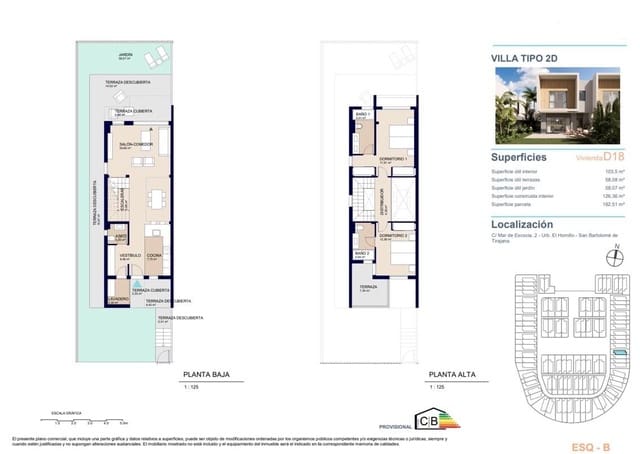 2 slaapkamer Rijtjeshuis te koop in San Bartolomé de Tirajana met zwembad garage - € 782.000 (Ref: 8758304)