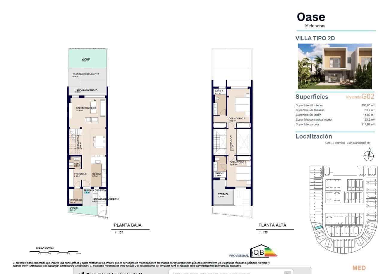 2 quarto Moradia em Banda para venda em San Bartolome de Tirajana com piscina - 842 000 € (Ref: 8758306)