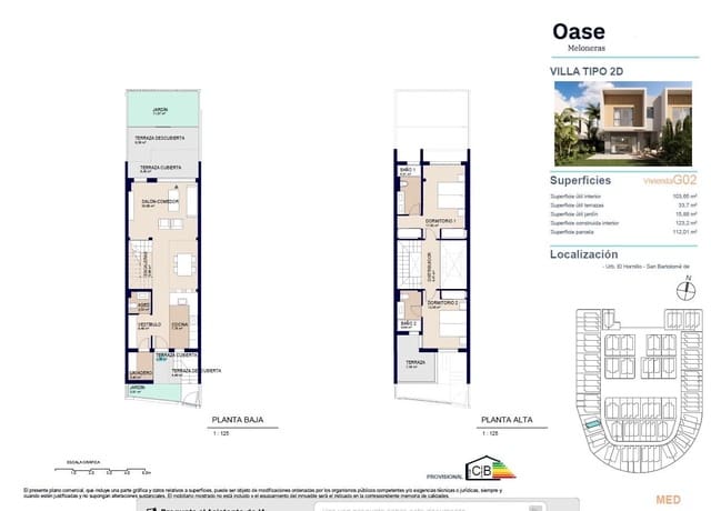 2 quarto Moradia em Banda para venda em San Bartolomé de Tirajana com piscina - 842 000 € (Ref: 8758306)