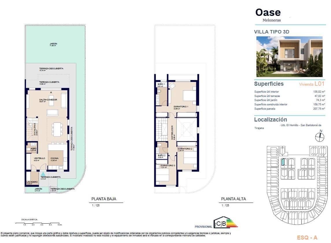 3 soveværelse Rækkehus til salg i San Bartolome de Tirajana med swimmingpool garage - € 911.000 (Ref: 8758309)