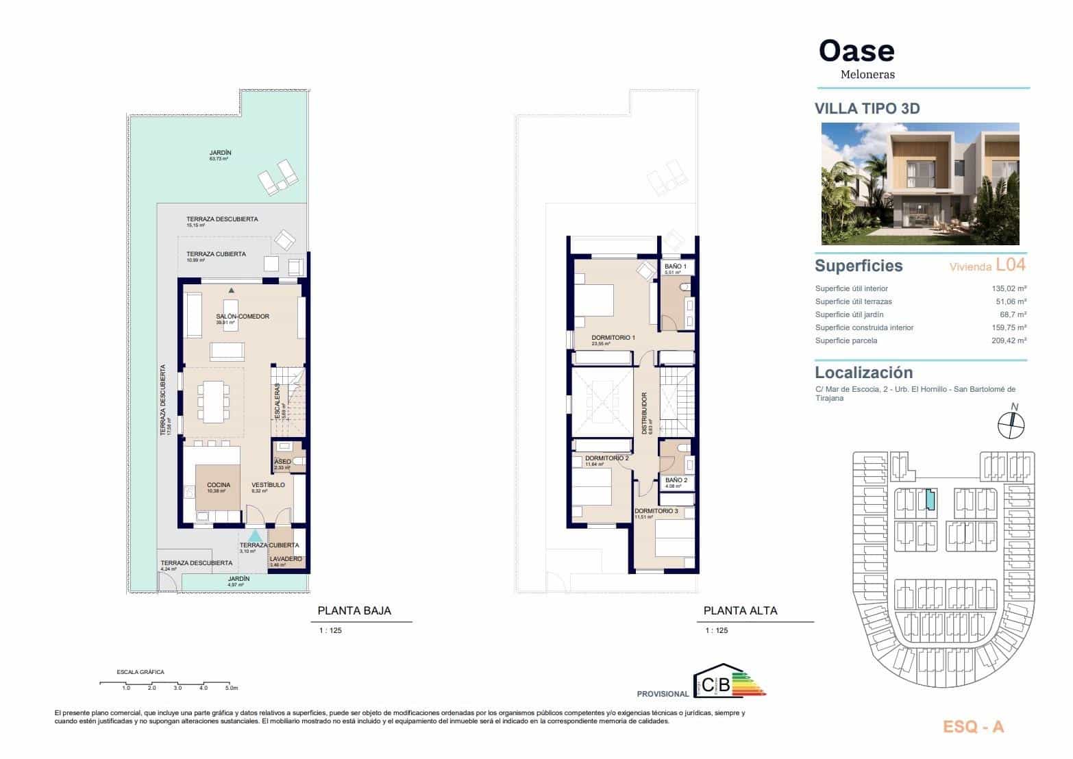 3 soveværelse Rækkehus til salg i San Bartolome de Tirajana med swimmingpool - € 918.000 (Ref: 8764157)