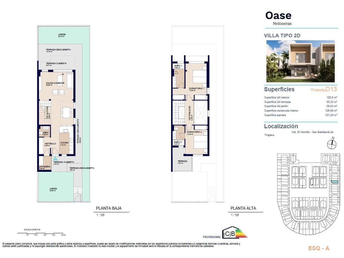 2 soveværelse Rækkehus til salg i San Bartolome de Tirajana med swimmingpool garage - € 758.000 (Ref: 8764158)