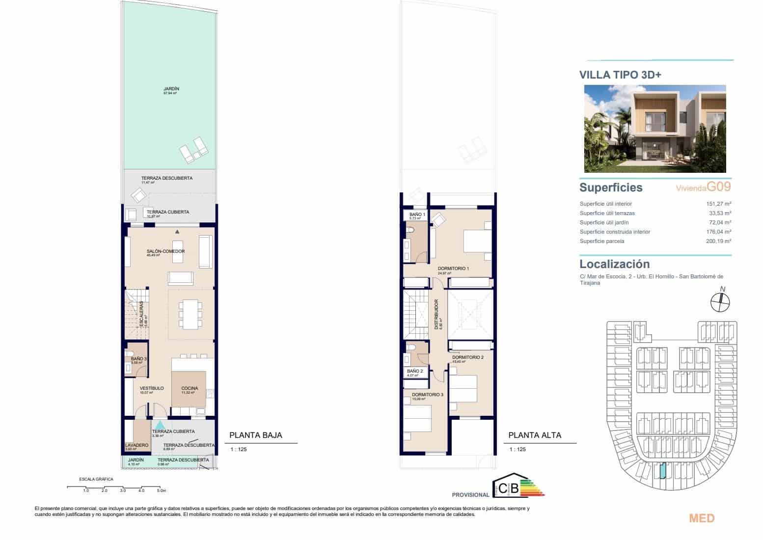 3 quarto Moradia em Banda para venda em San Bartolome de Tirajana com piscina - 937 000 € (Ref: 8764162)