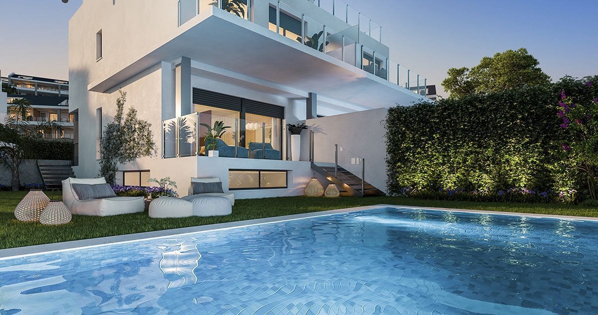 3 soverom Kjedet enebolig til salgs i Benalmadena Costa med svømmebasseng garasje - € 998 000 (Ref: 10157209)