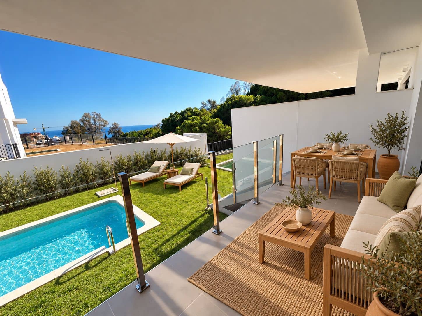 3 bedroom Semi-detached Villa for sale in Benalmadena Costa with pool garage - € 998,000 (Ref: 10157209)