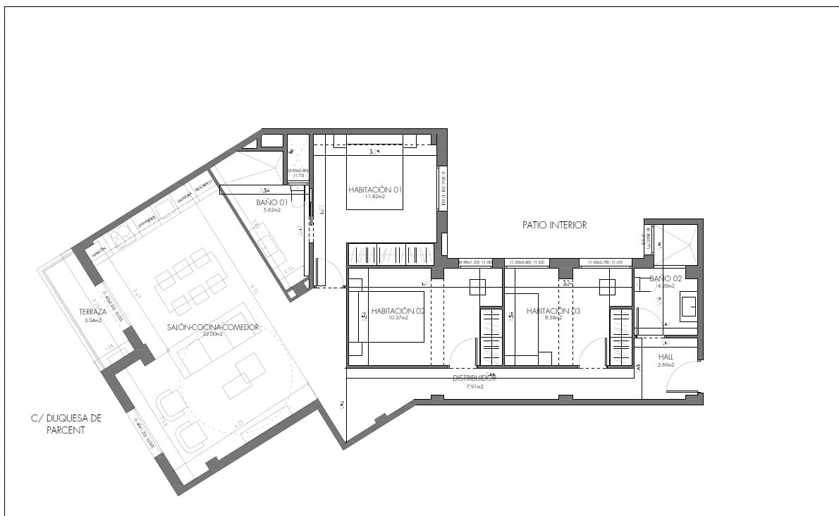 3 soveværelse Lejlighed til salg i Malaga by - € 420.000 (Ref: 7248201)