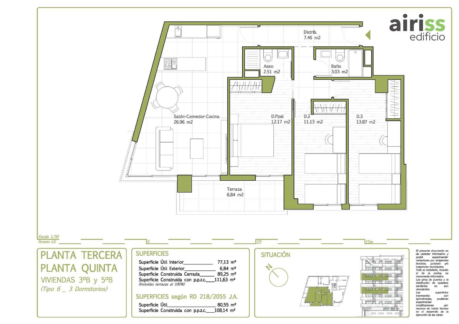 3 camera da letto Appartamento in vendita in Malaga citta con piscina garage - 345.000 € (Rif: 8428546)