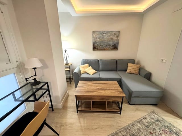 1 slaapkamer Flat te huur in La Malagueta, Málaga stad - € 1.350 (Ref: 9371735)