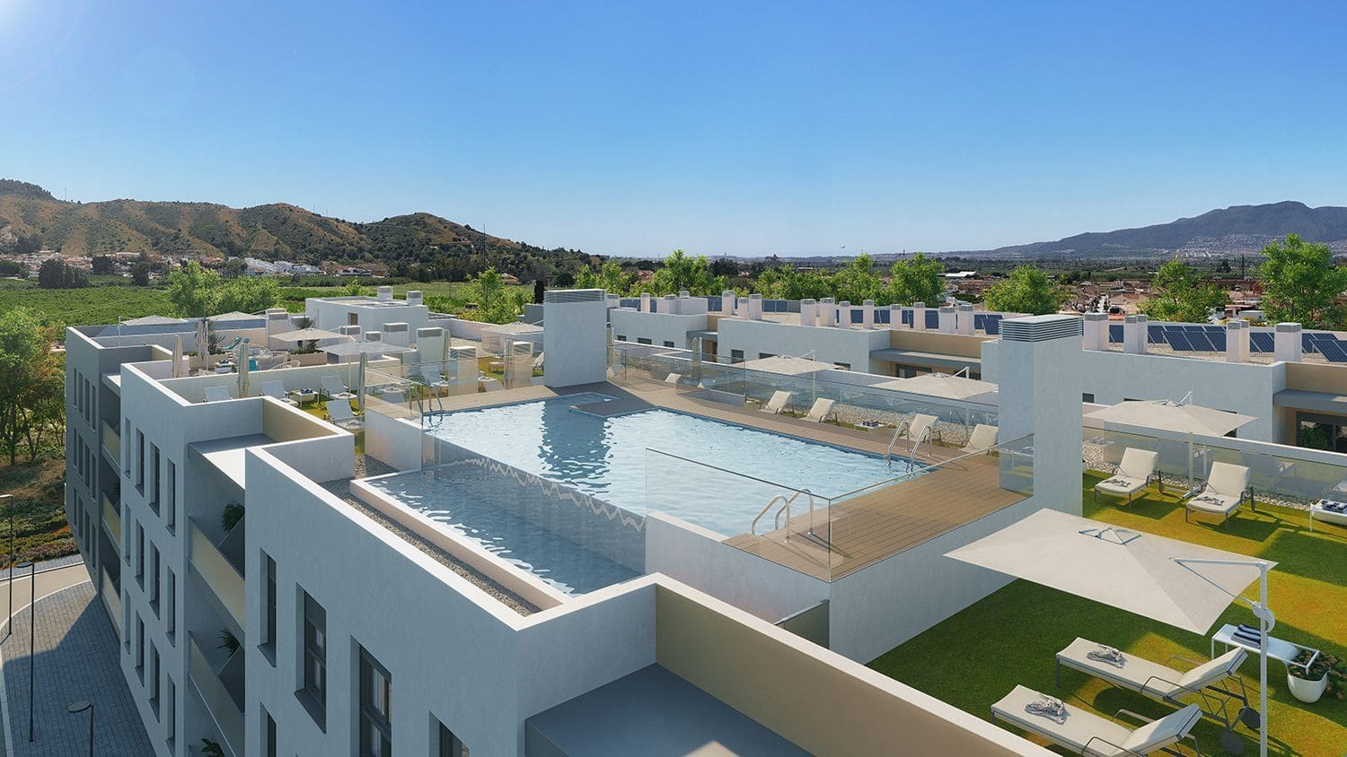 Piso de 3 habitaciones en Málaga ciudad en venta con piscina garaje - 378.000 € (Ref: 9451635)