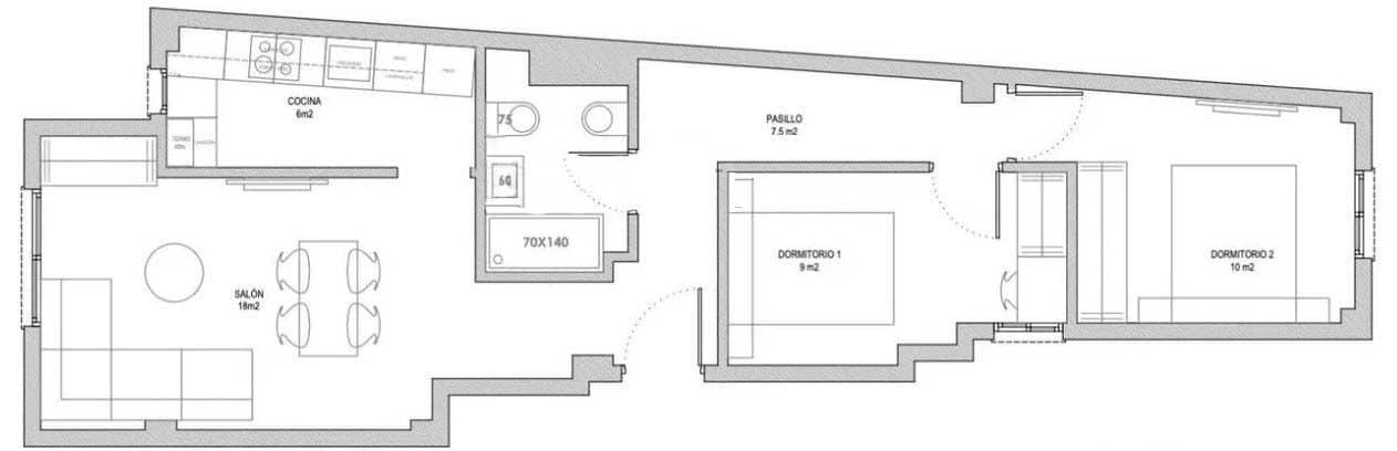 2 soverom Leilighet til salgs i Malaga by - € 299 000 (Ref: 9790239)