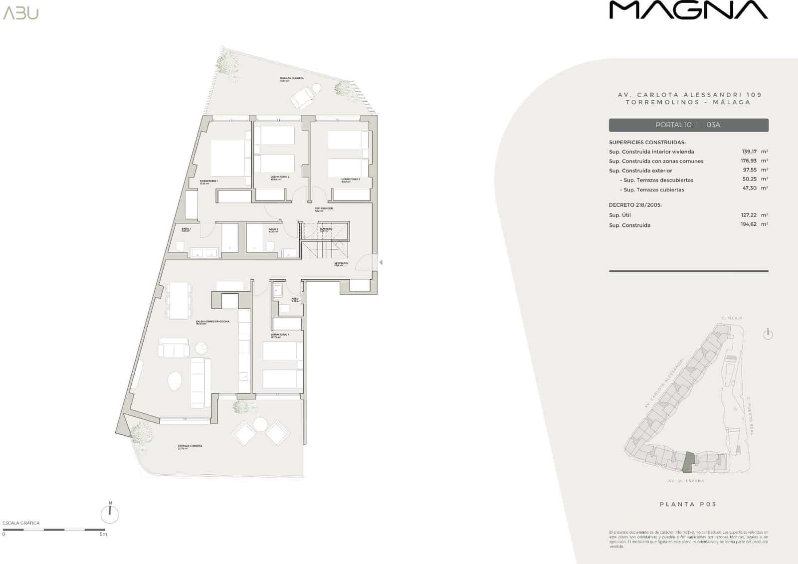 4 slaapkamer Penthouse te koop in Torremolinos met zwembad garage - € 1.159.000 (Ref: 9872945)