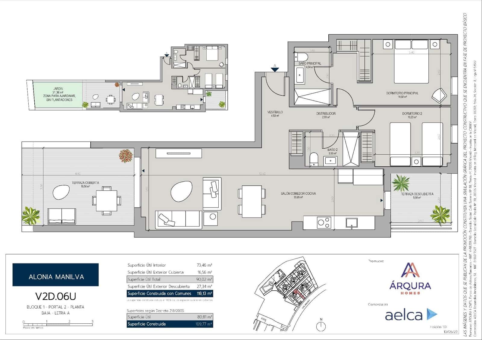 2 chambre Appartement à vendre à Manilva avec piscine garage - 316 000 € (Ref: 9875658)