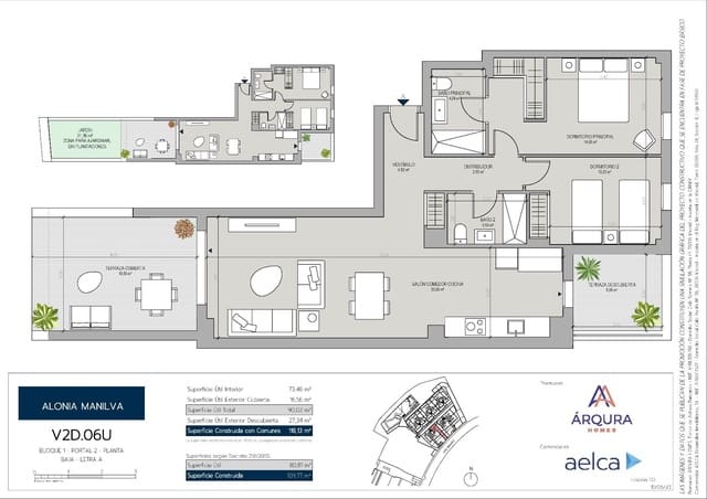 2 chambre Appartement à vendre à Manilva avec piscine garage - 316 000 € (Ref: 9875658)