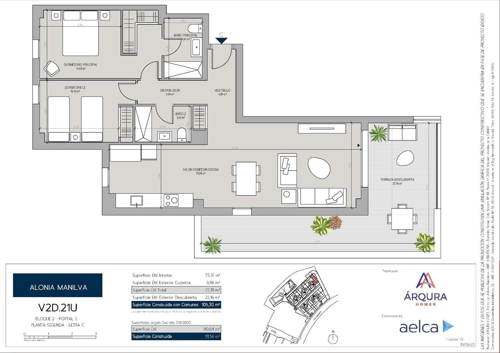 2 chambre Appartement à vendre à Manilva avec piscine garage - 329 000 € (Ref: 9875659)