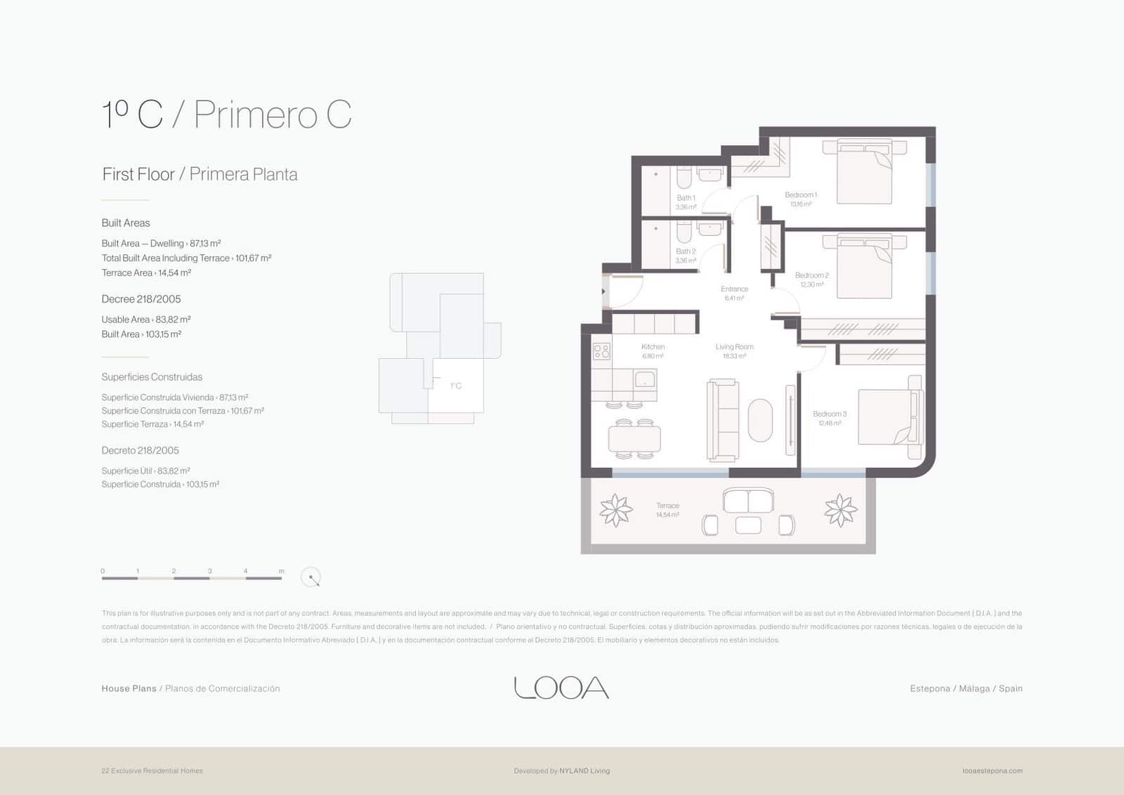 3 slaapkamer Flat te koop in Estepona met zwembad garage - € 489.000 (Ref: 9875660)